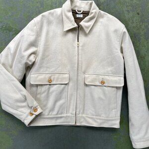 Vintage Men's PAUL SMITH London Wool Felt Coat Spell Out 2004 Press Sample Rare